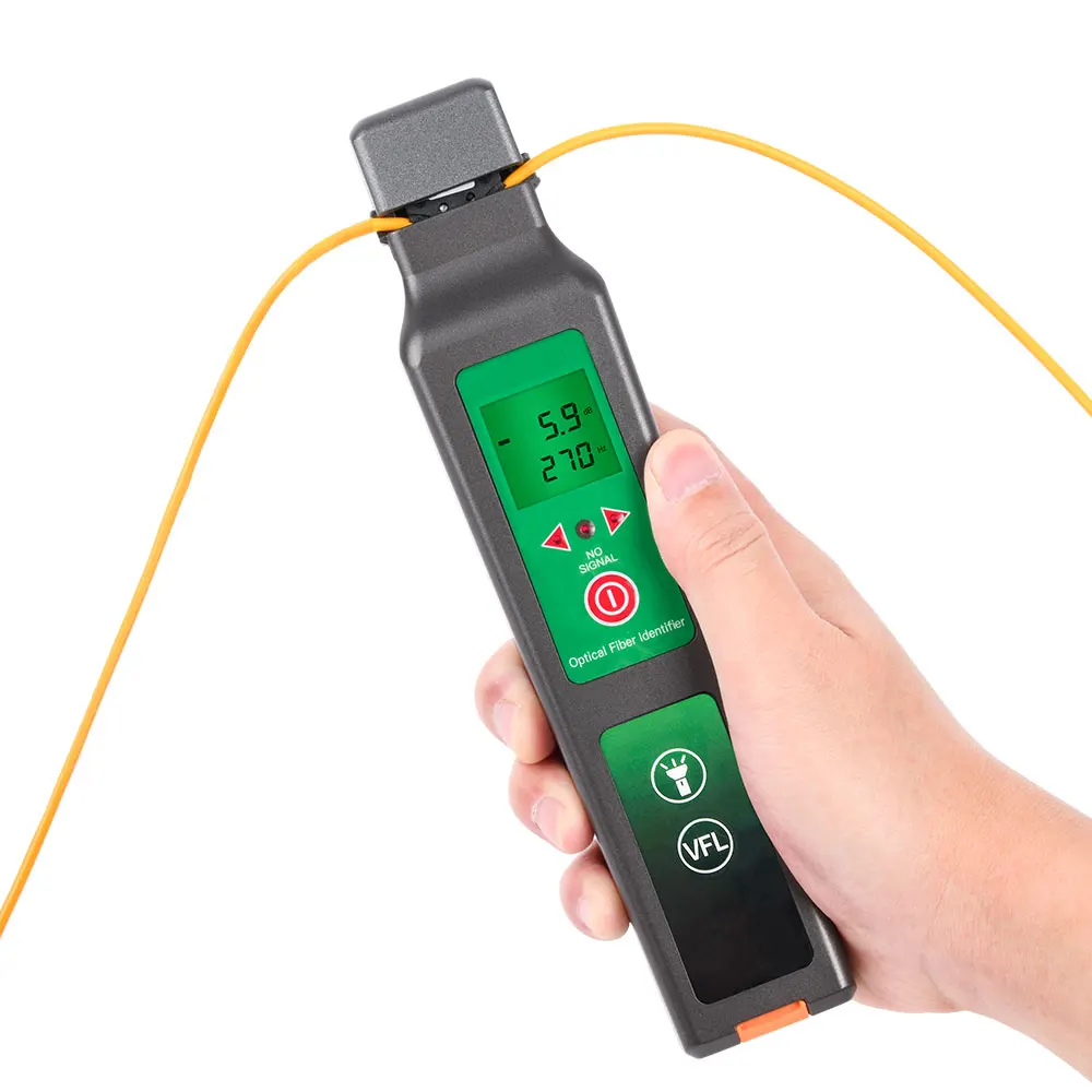 800nm-1700nm SM and MM Fiber Optic Identifier 0.25/0.9/2.0/3.0mm Fiber Optic Equipment for FTTH Network 4G Use