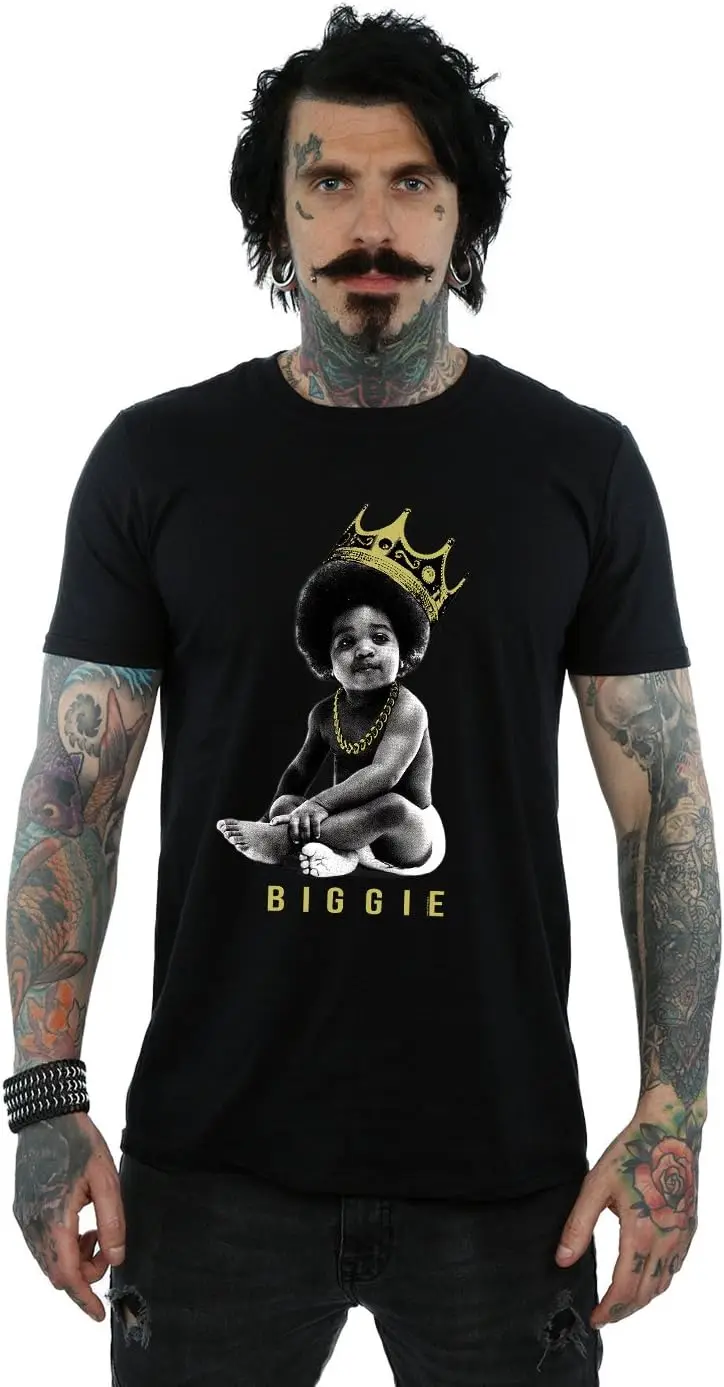 Notorious Big Men\'s Baby Crown T-Shirt