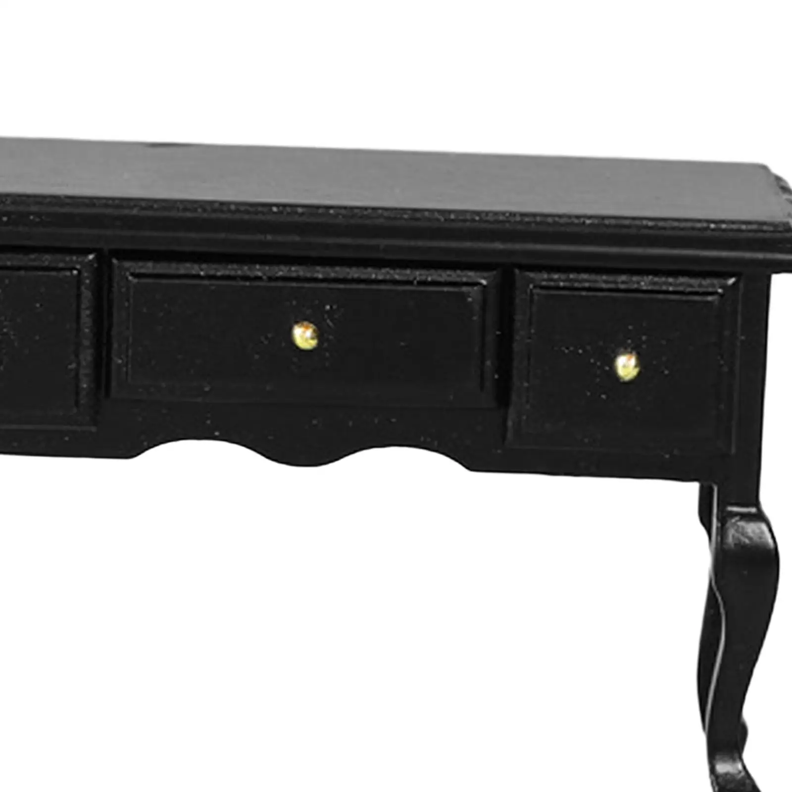 서랍이 있는 1/12 인형의 집 책상, DIY 프로젝트 레이아웃 액세서리