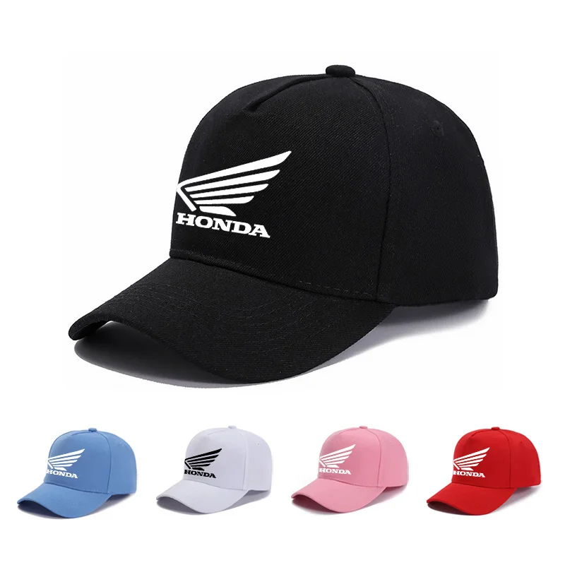 Boné de Beisebol para Motocicleta, Uniforme de Equipe de Corrida, Boné Esportivo com Proteção Solar para Honda CB400 CB650F CBF CBR250RR SH300 NC750