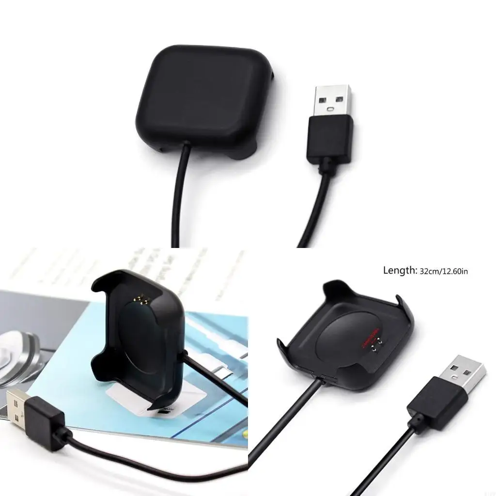 E1PF Holder Station Adapter Cord Snap-on Charging Cable for HW22 Smartwatch