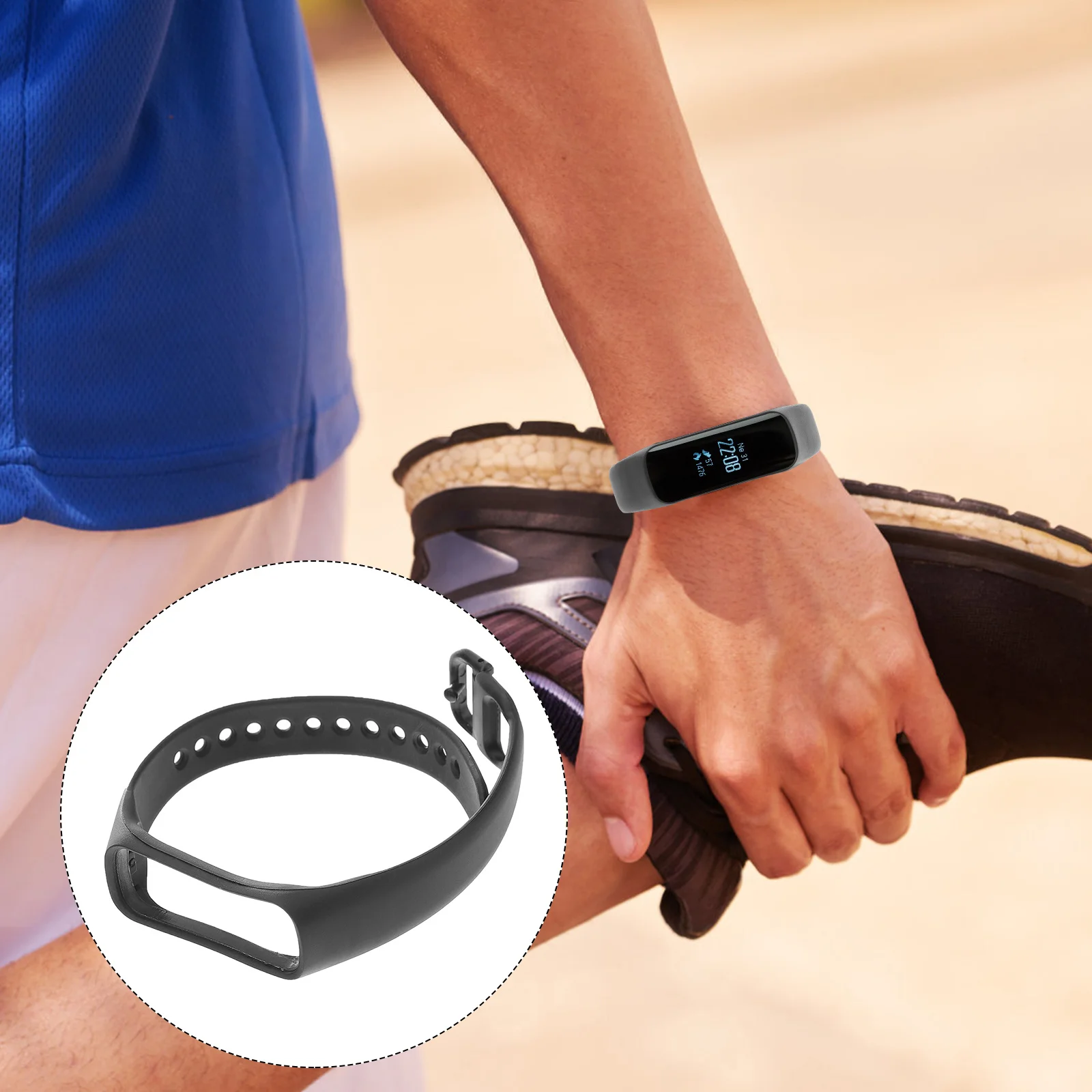 

Everlasting Silicone Rubber Watch Band Orange Twill Strap Compatible for Galaxy Luxury Wristband Rubber Watch Band