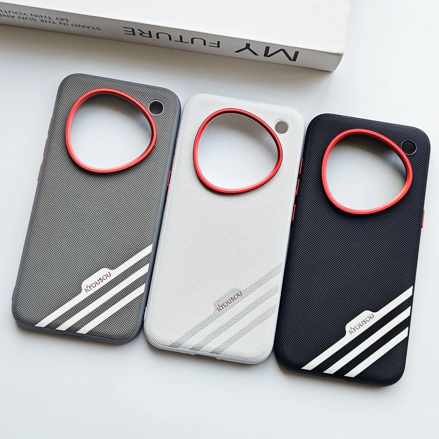 Light Luxury Striped Shockproof Protective Phone Case for Nubia M153 Bean Bag Mobile Phones Business Men Premium Cover
