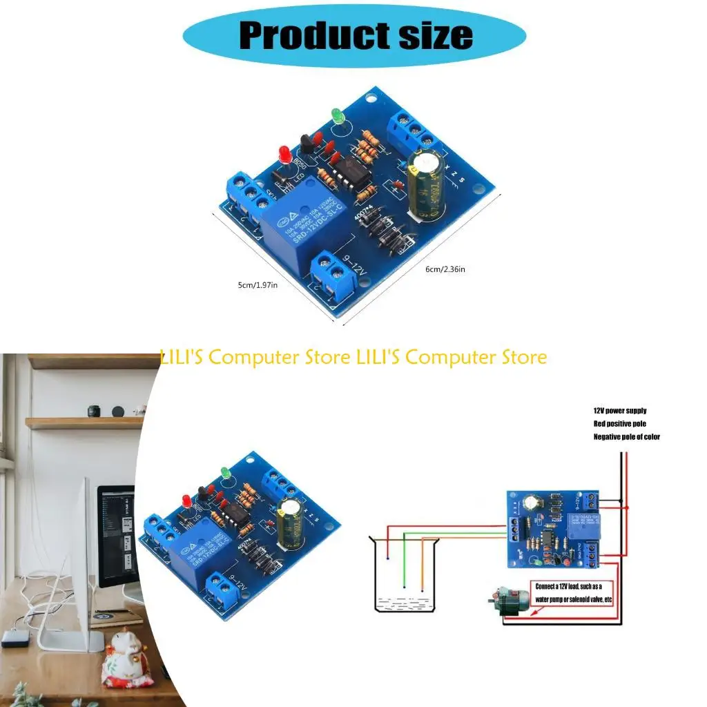 

A52B Automatic Controller With 0.3dB Bandwidth Sensorings 12V Power For Water Tanks