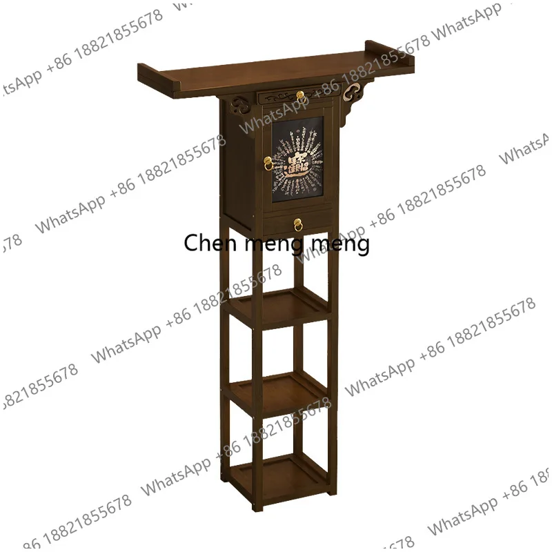 New Chinese Buddhist shrine Shrine Household God of Wealth Offering   Offering Table Buddha Taiwan Tribute  Offering Cabinet Zen