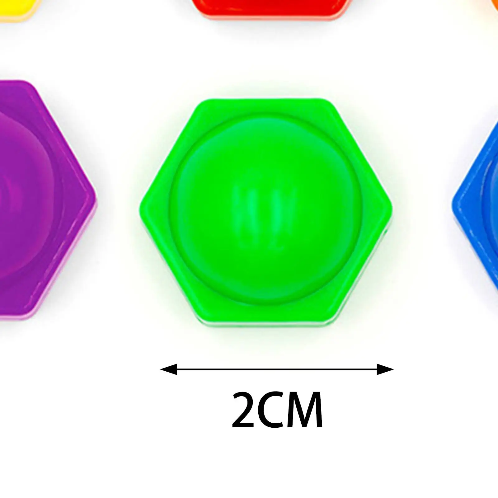 Blocos Hexagon Shape Coloridos, Brinquedos Montessori, Pattern Block, Classificando Toy for Games, Atividade, Ensino, Pré-escolar, Casa, 120 pcs