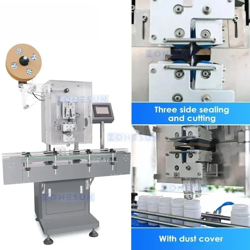 ZONESUN Automatic Gummy Candy Counting Bottling Production Line Bubble Gum Machine Sweet Packaging Equipment ZS-AFLC