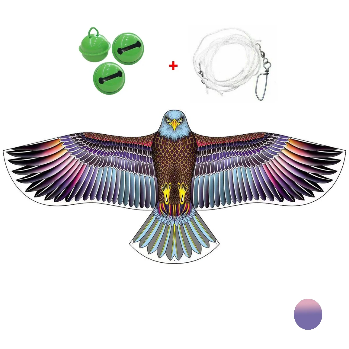 Emulatie Vliegende Havik Vlieger Vogel Scarer Drive Bird Kite Afstotend Voor Tuin Vogelverschrikker Werf Repeller