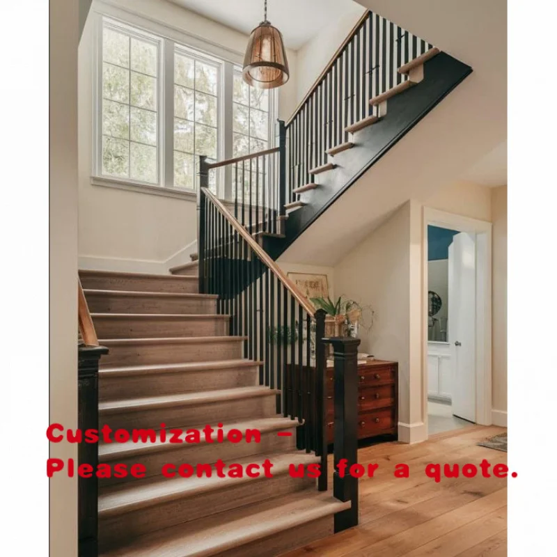 custom.Prima Anti-Slip Wooden Stairs Family Houses Safe and Comfortable Various Residential Decorations