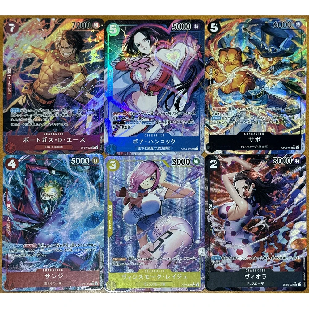 Anime One Piece DiaknaUtarperona Charlotputin Premium Flash Card Boy Gioco Carta da collezione Regalo di compleanno di Natale Gioco da tavolo