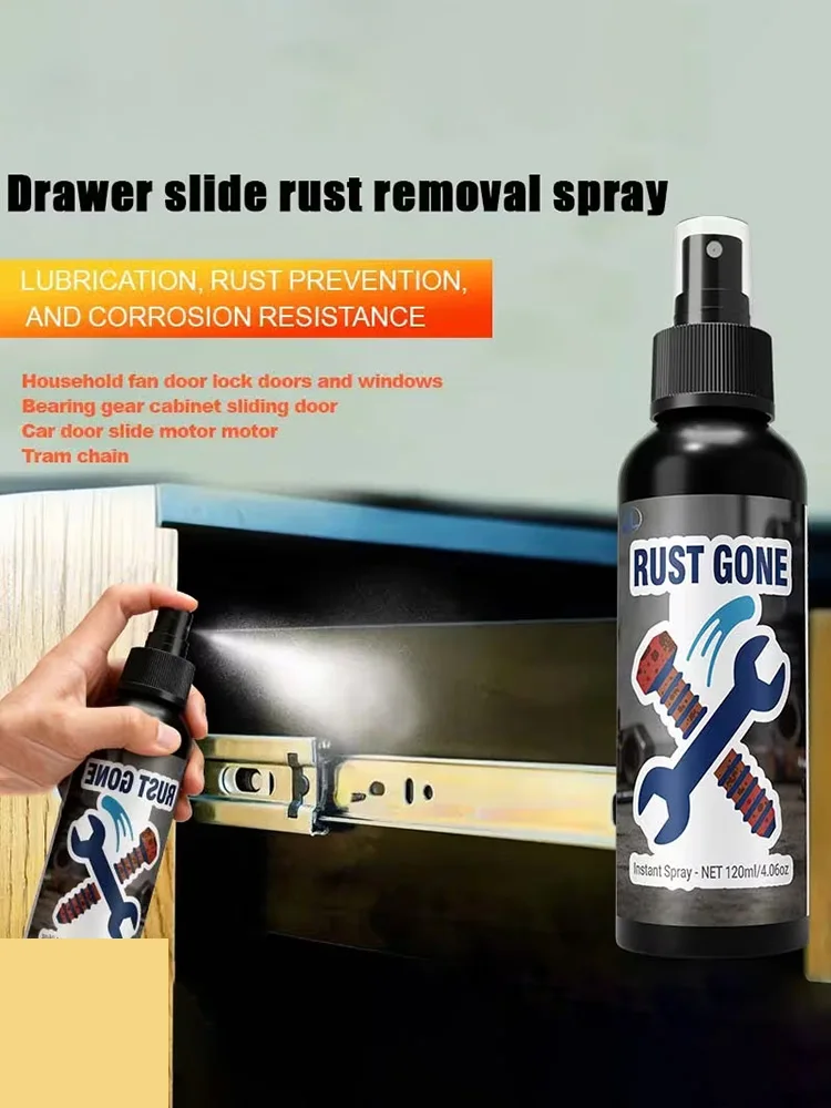 Rolling Shutter Rust Remover Cleaner Heavy Duty Rust Stain Detergent For Garage Roller Door Anti-Rust Protection Spray