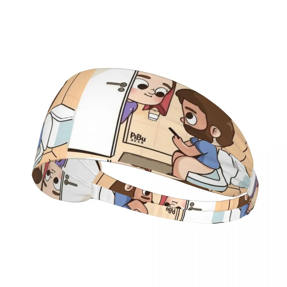 

Изготовленная на заказ повязка на повязку Pibubear для мужчин и женщин, впитывающая влагу, спортивная повязка на повязку для тренажерного зала, йоги, бега