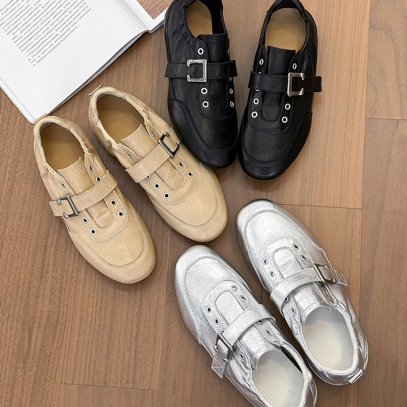 Women's Flat Mary Jane Shoes - Non-Slip Training Sneakers