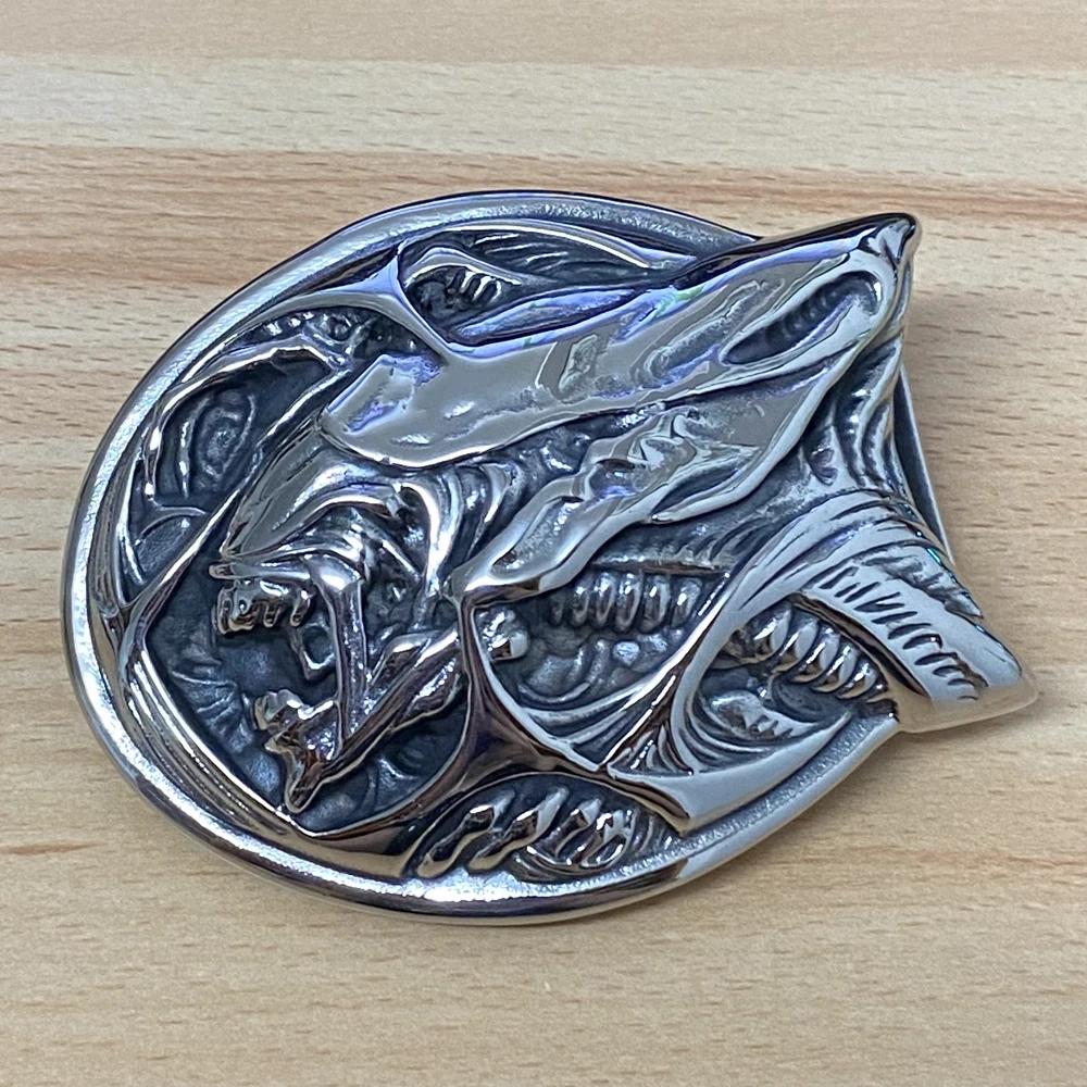 

Мужская пряжка из нержавеющей стали AVP Alien, байкерская пряжка для ремня в стиле панк 10B10