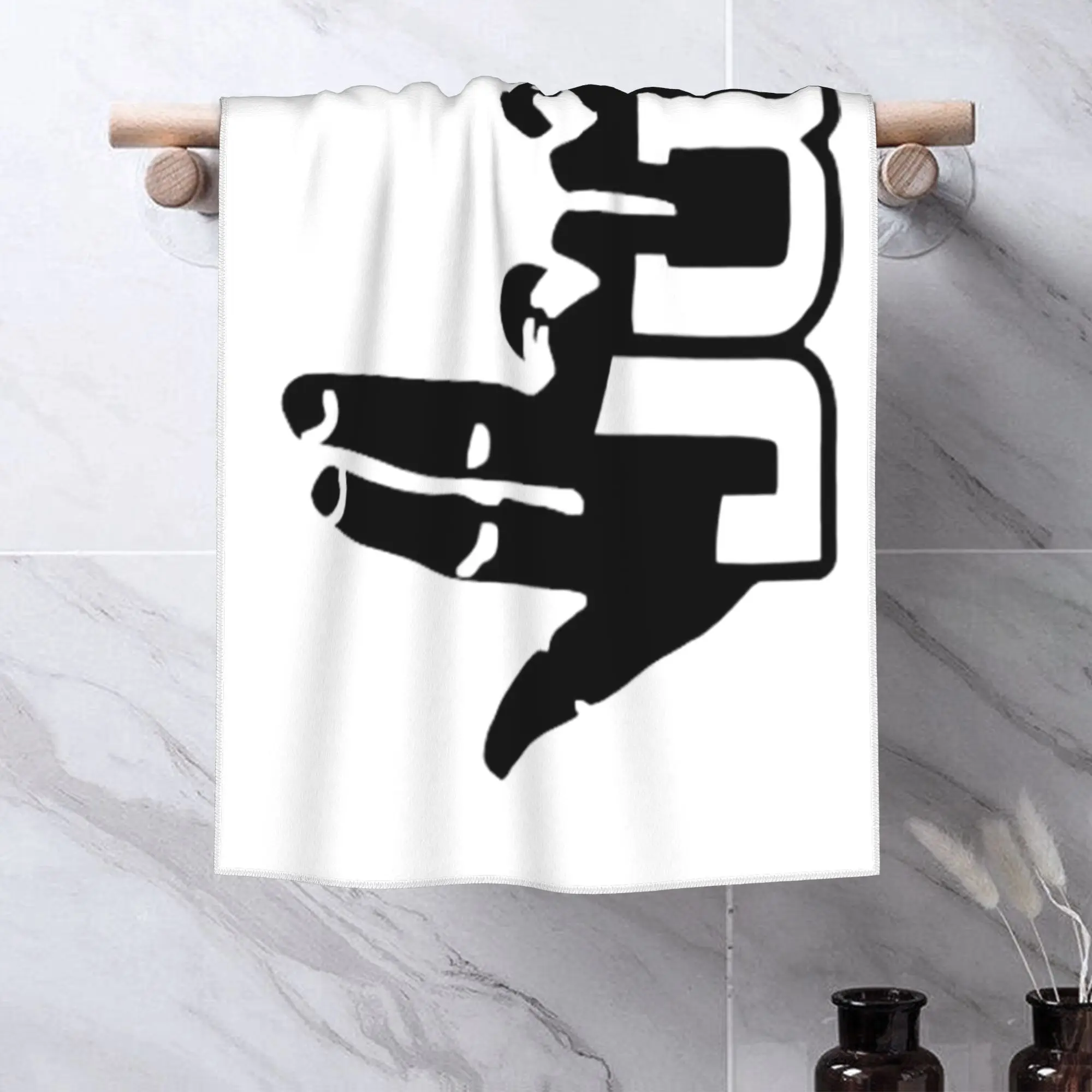 Custom Jul sign Soft Face Towel Quick Dry Pool Bath Cotton Towels Absorbent