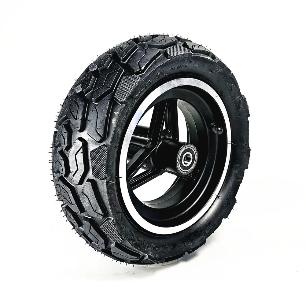 

11 Inch Electric Scooter Tires 100/50-6.5 Vacuum Off-Road Tire Assembly Aluminum Hub Replacement Scooter Off-Road Tire