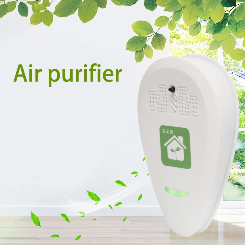 Mini purificateur d'air Portable, 5 à 12 millions d'ions négatifs, prise UK, pour chambre à coucher, cuisine, salle de bain, bureau