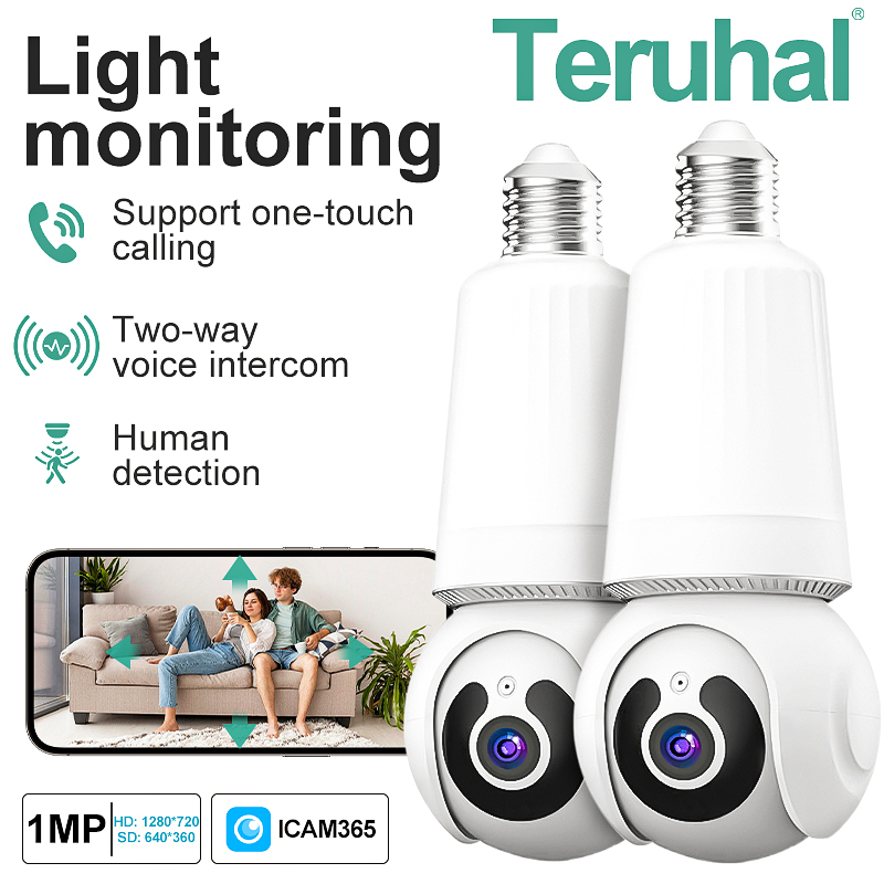  Two-In-One HD Surveillance Camera Indoor Wireless Camera For Home Security Outdoor CCTV Camera AI Human Detection Night Vision 