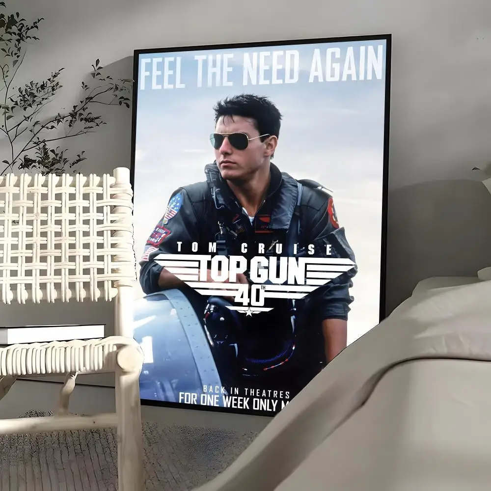 T-Top G-Gun Movie Poster HD Art Sticky Wall Waterproof Home Living Room Bedroom Bar Aesthetic Decoration