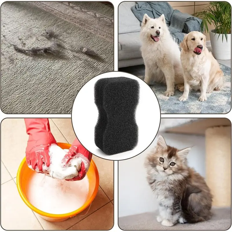 ABJX New 6PCS Horse Groomer Sponges Bath Blocks For Cleaning&Massage Easy-Grip Grooming Tool Multifunctional Cleaner Sponges