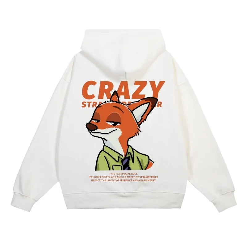 Zootopia زوجين الملابس 2025 جديد جوديث نيك الرجال المرأة هوديس سترة البلوز Y2K كنزة صوفية قطنية/بلوزة قطنية كبيرة الحجم ملابس رياضية #5