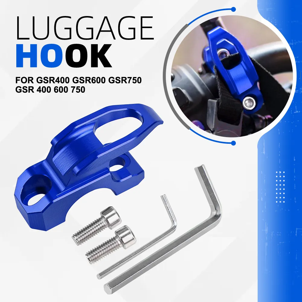 

Motorcycle Hook Helmet Holder For SUZUKI GSR400 GSR600 GSR750 GSR 400 600 750 Luggage Bag Bottle Hook Hanger Carry Holder Hook