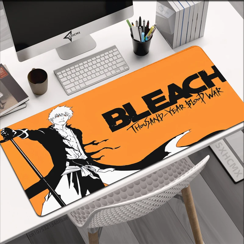 Hot Bleach Mouse Pad Anime Large Mousepad Manga Panel Laptop Office Shounen Rubber Soft Table Pc Gaming HD Printing Non-Slip Mat