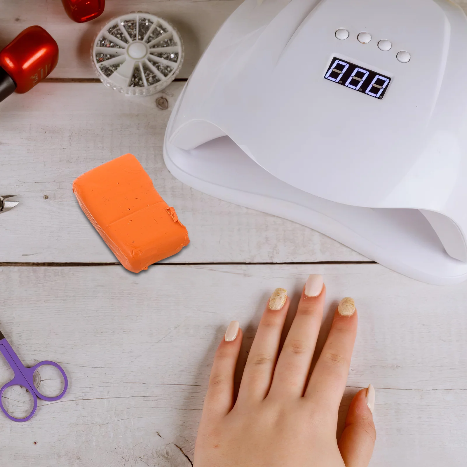 3 pezzi trapano per unghie manutenzione argilla punta per unghie composto per la pulizia strumento per manicure detergente smerigliatrice per manicure accessori pasta per la pulizia