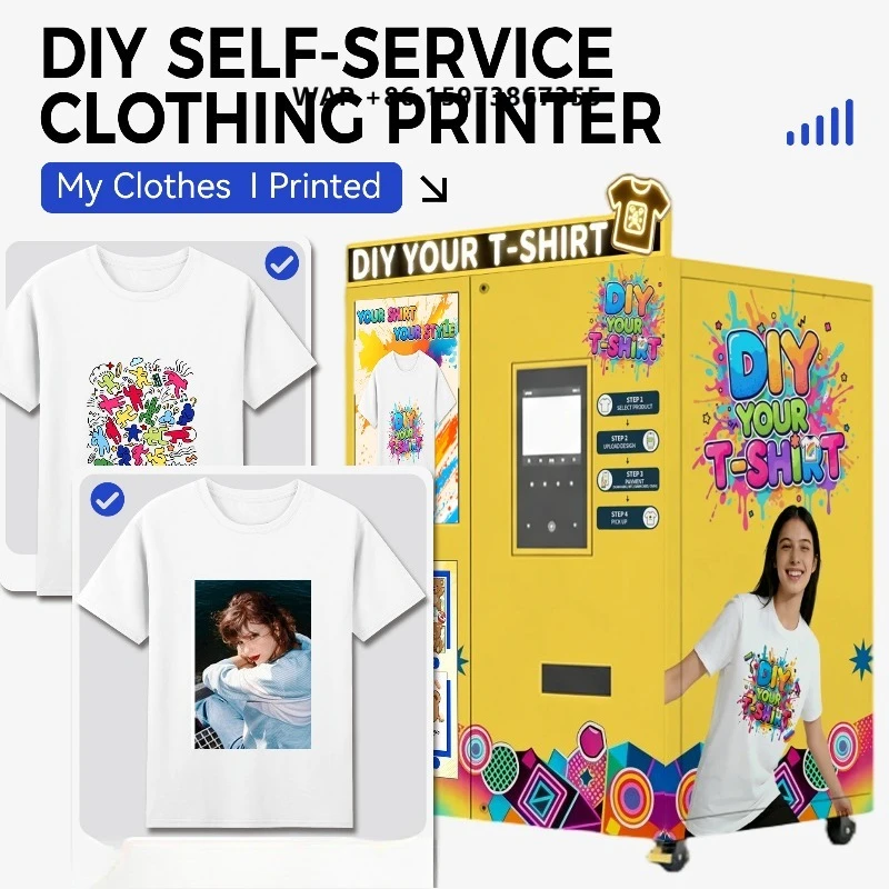 Automatic Screen Printing Machine with AI Intelligent Generation T Shirt Printing Machine for Retail Items