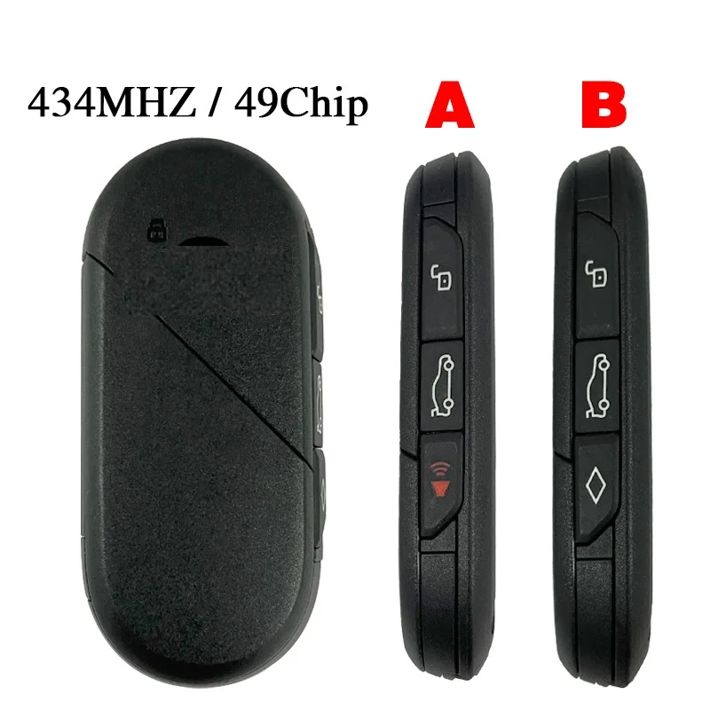CN006132 Original New Model For Bmw Mini Cooper 2024 Smart Key Fob Remote FCC IYZBK1 2701A-BK1 BK1 434MHZ 49Chips