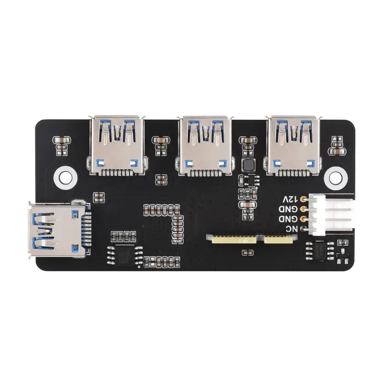 PCIe เป็น USB 3.2อะแดปเตอร์ Gen1สำหรับ Raspberry Pi โมดูลประมวลผลบอร์ด4 IO 4X HS