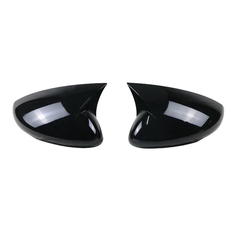 Car Ox Horn Side Mirror Cover Caps Door Mirror Shell Rear Mirror Guard For Ford Mustang Mach-E 2021 2022