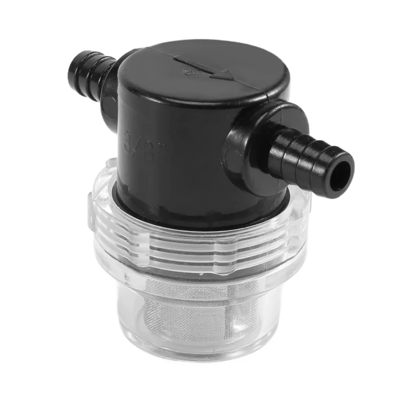 A46T Water Pump Strainer,3/8 Inch Hose Barb In-Line Strainer Twist-on Pipe Sprayer Filter for Water Pump 12V DC 80PSI Camper