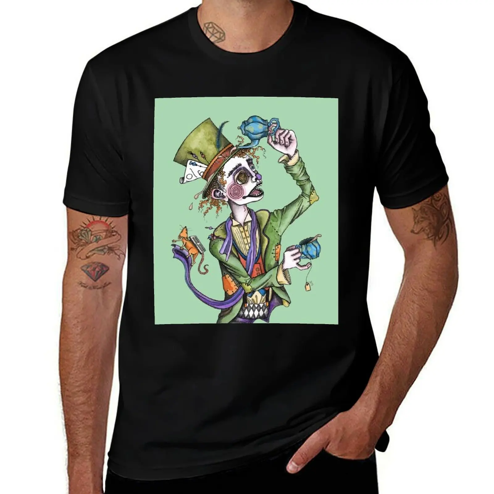 From A Raven And A Writing Desk T-Shirt Relaxed Casual Short Sleeve Tee T-Shirt