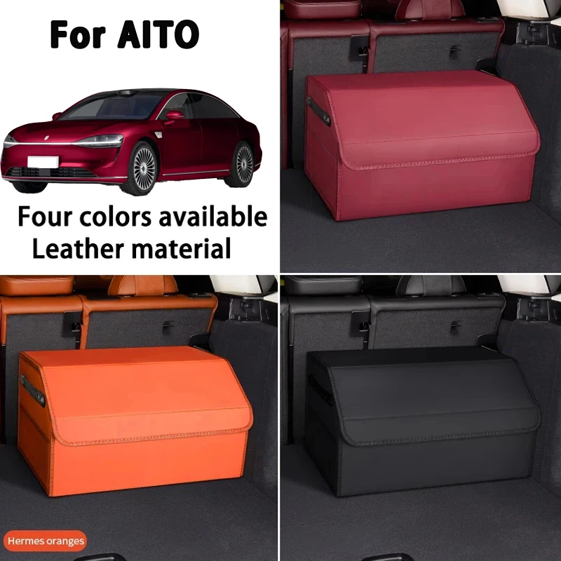 

Подходит для 25 моделей AITO M9/M8/M7ultra/M5, ящика для хранения багажника, контейнера для хранения задней коробки, автомобильных аксессуаров.