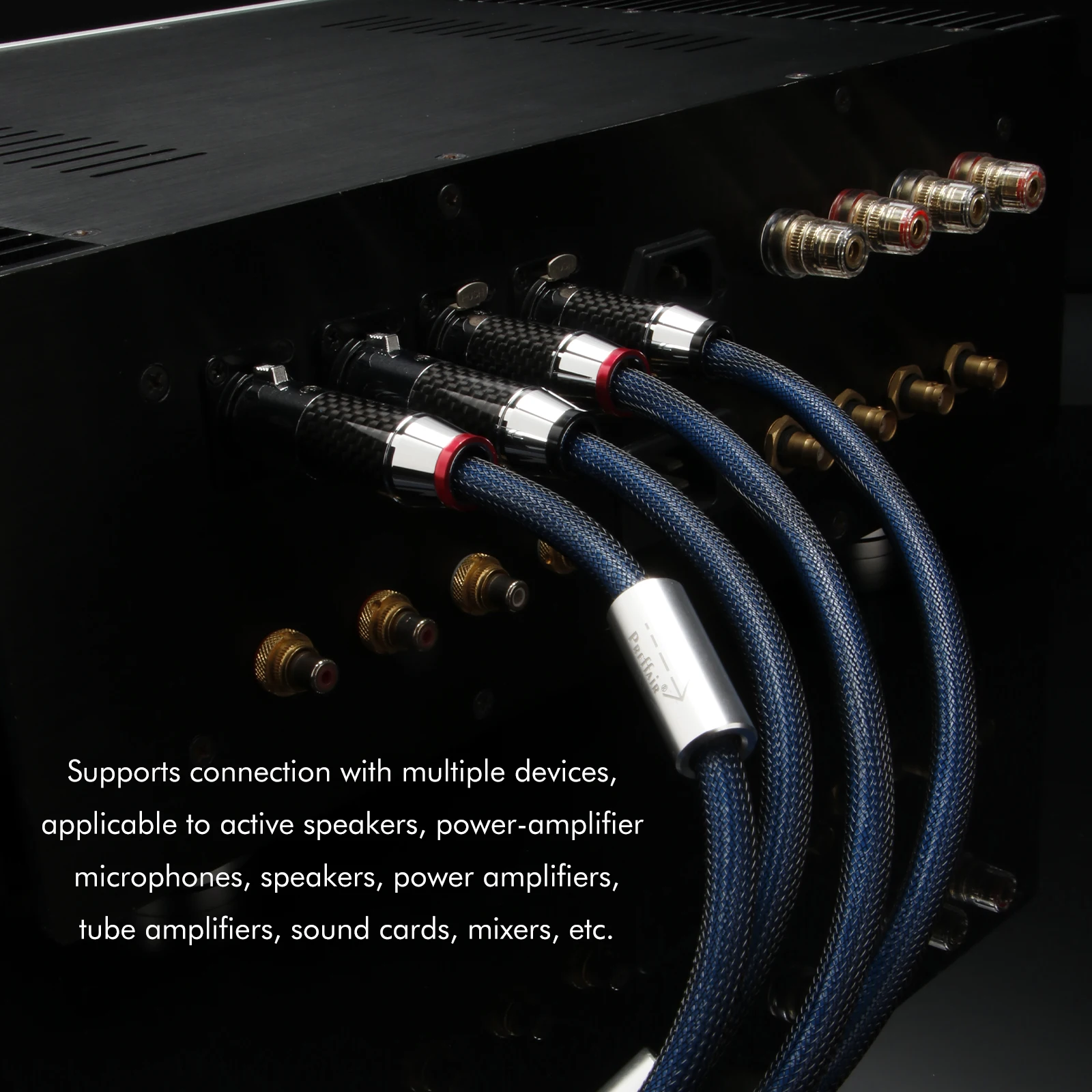 Hi-End XLR-Kabel, versilbert, 3-poliges XLR-auf-XLR-Kabel, Audio-Verlängerungskabel für Mikrofonverstärker – Detail 5