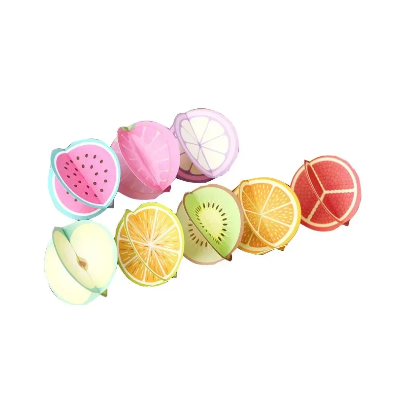 5pack/lot Fresh Fruit Greeting Card Hand-Drawn Cute Fruit Pattern Holiday Blessing DIY Handmade Card Creative Thank You Cards