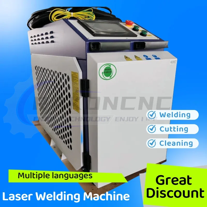

4 In 1 1500w 2000w 3000w Portable Fiber Laser Welding Welder Machine For Stainless Steel Aluminum Metal