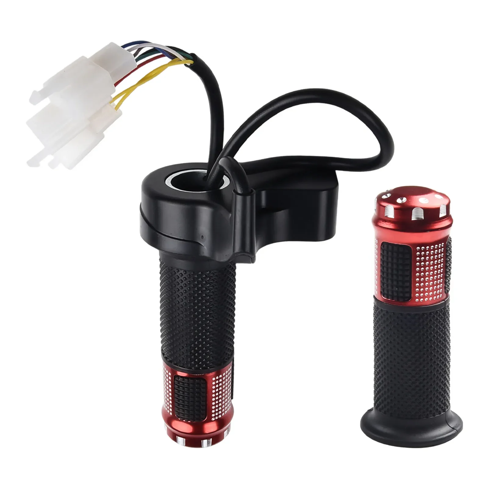 

Handlebar Throttle Handle 12cm Accessories Aluminum Alloy Rubber Spare Parts Fittings Modified Non-slip Scooter New