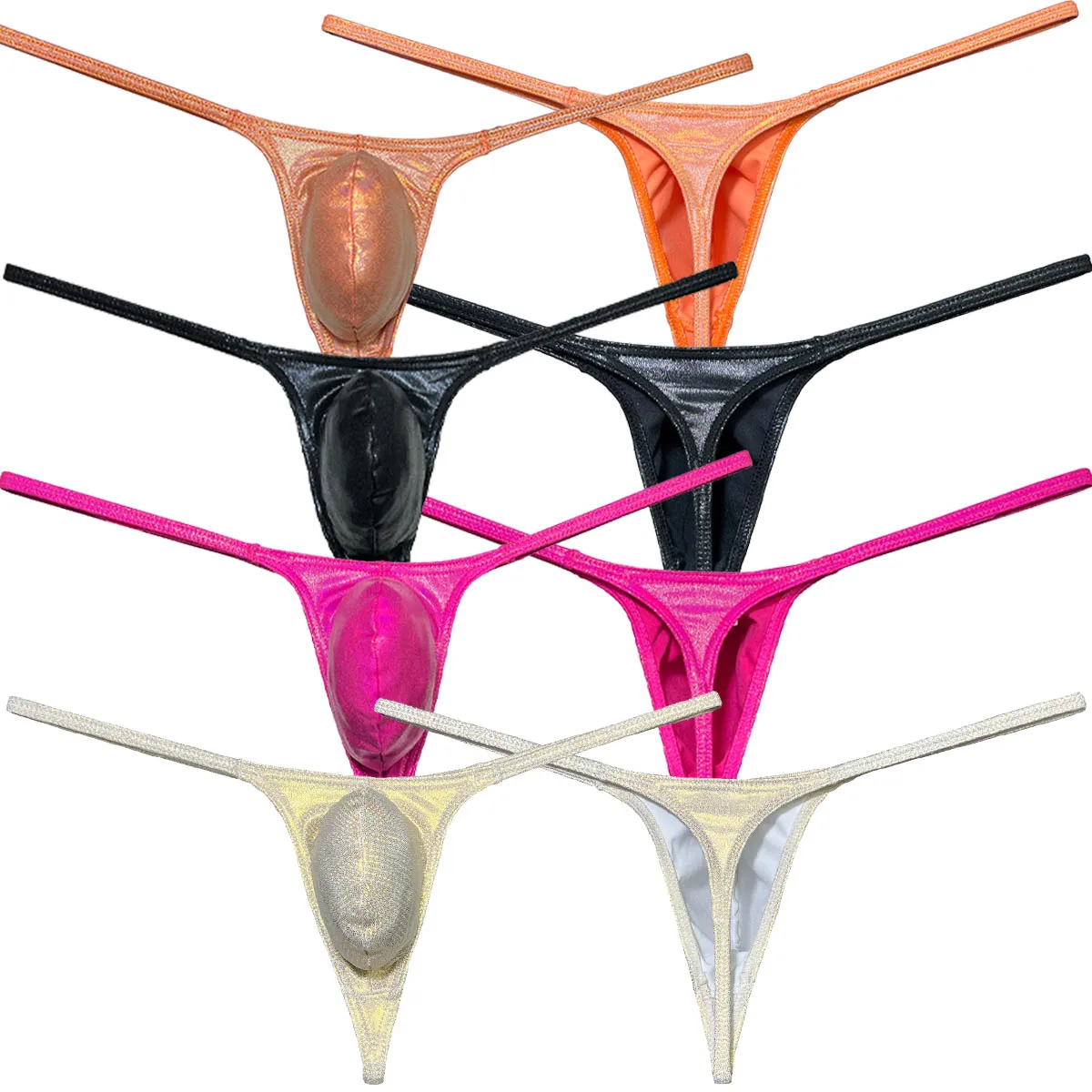 

Мужские стринги с низкой талией, стринги с мокрым эффектом, блестящие трусы-бикини, купальники, сексуальные танга, солнце, пляж, плавание, вечеринка у бассейна