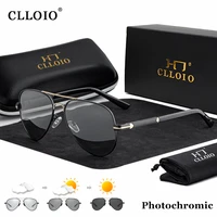 CLLOIO 2023 nuevas gafas de sol fotocromáticas de piloto para hombres y mujeres gafas de sol polarizadas clásicas camaleón antideslumbrantes gafas de sol para conducir