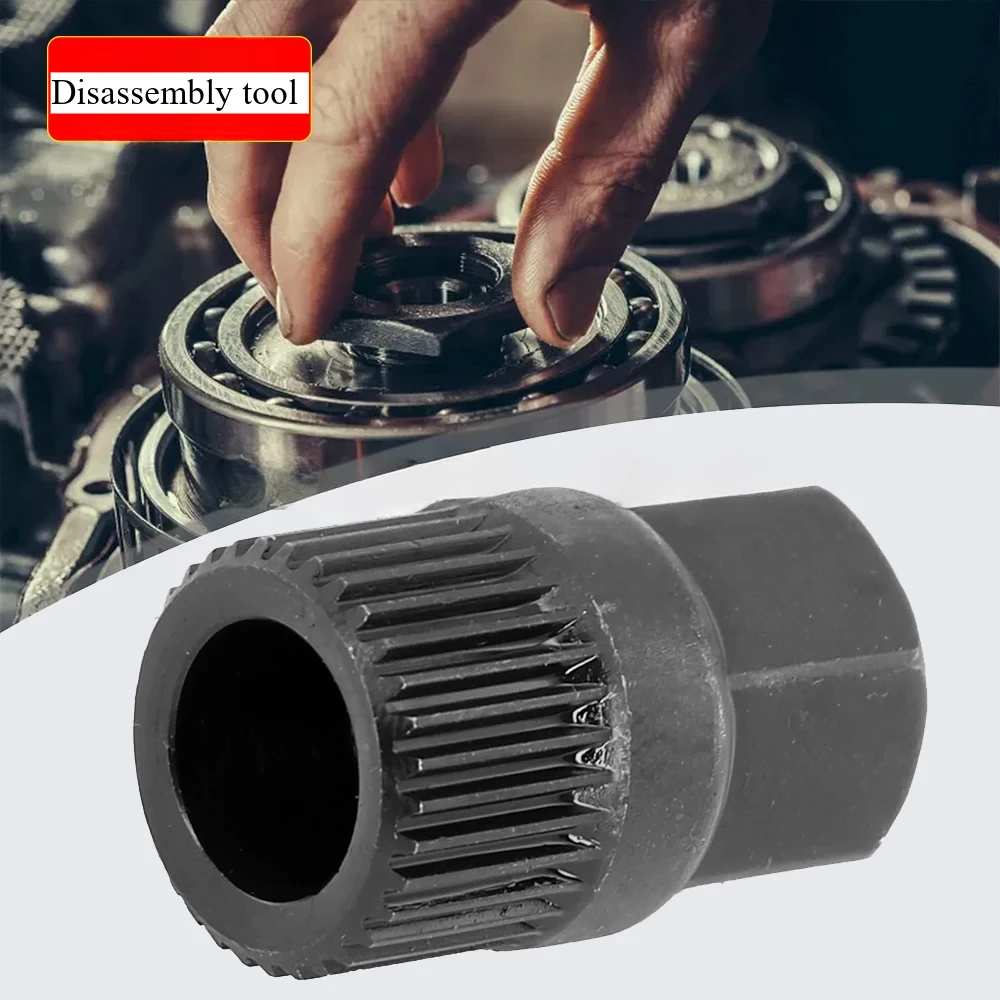 Alternator Clutch Free Wheel Pulley Removal Tool With 33 Tooth V Belt Pulley Remover Black Car Accessories Alternator Clutch Fre