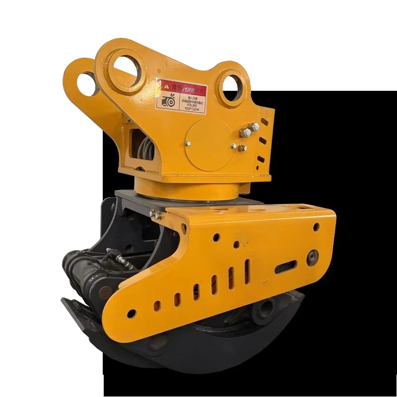 Log Grapple Cutting Chain Saws  Hydraulic Timber Harvester Tree Sawing Machine for Excavator