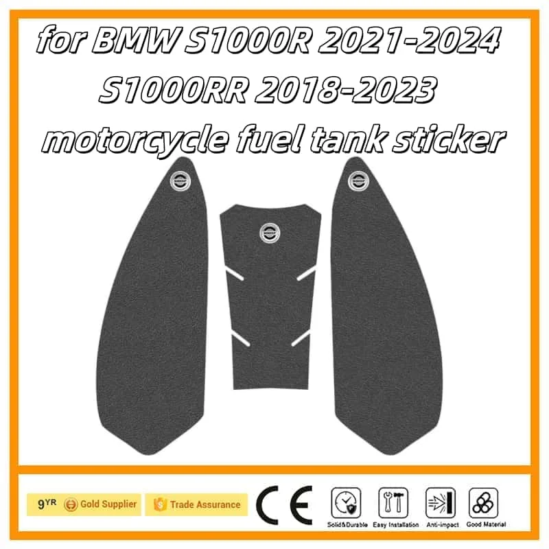 

for BMW S1000R 2021-2024 S1000RR 2018-2023 Motorcycle Sticker Tank Non Slip Tank Traction Side Pad Protective Decal