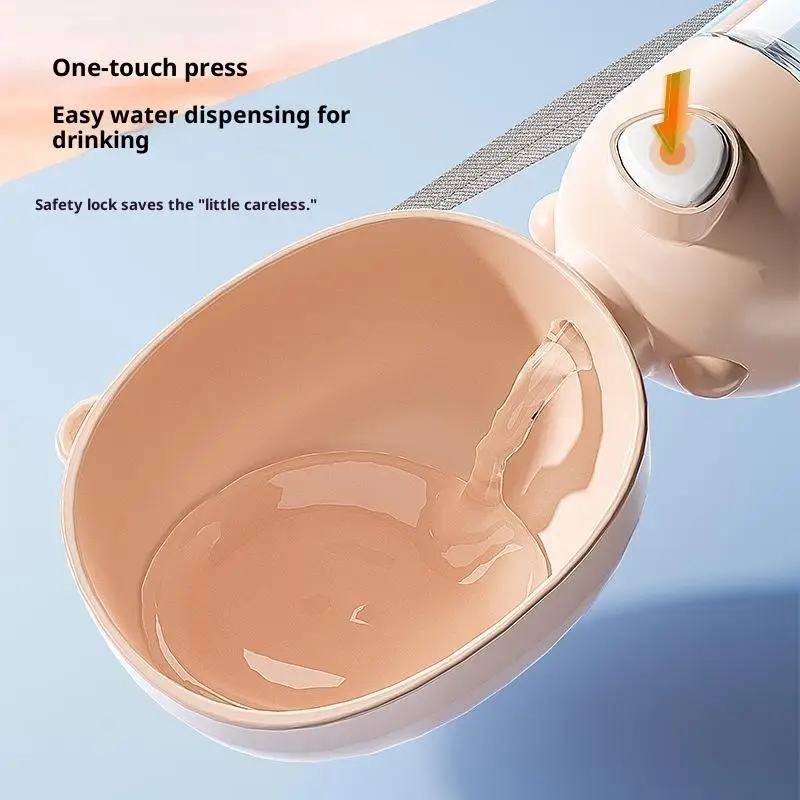 *Portable Pet Water Bottle Feeder Dog Outing Water Cup For Outdoor Walking Multi-functional Pet Companion Cup Dispenser Supplies
