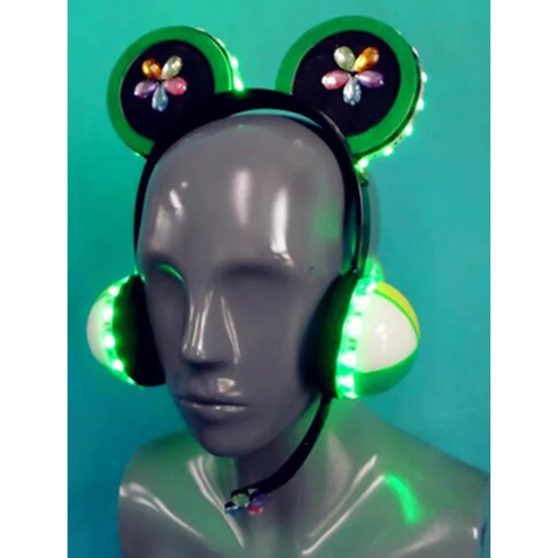 

Anime Cosplay Cyber headset Game Awakening Shinning Minami Nico Tojo All member LED prop