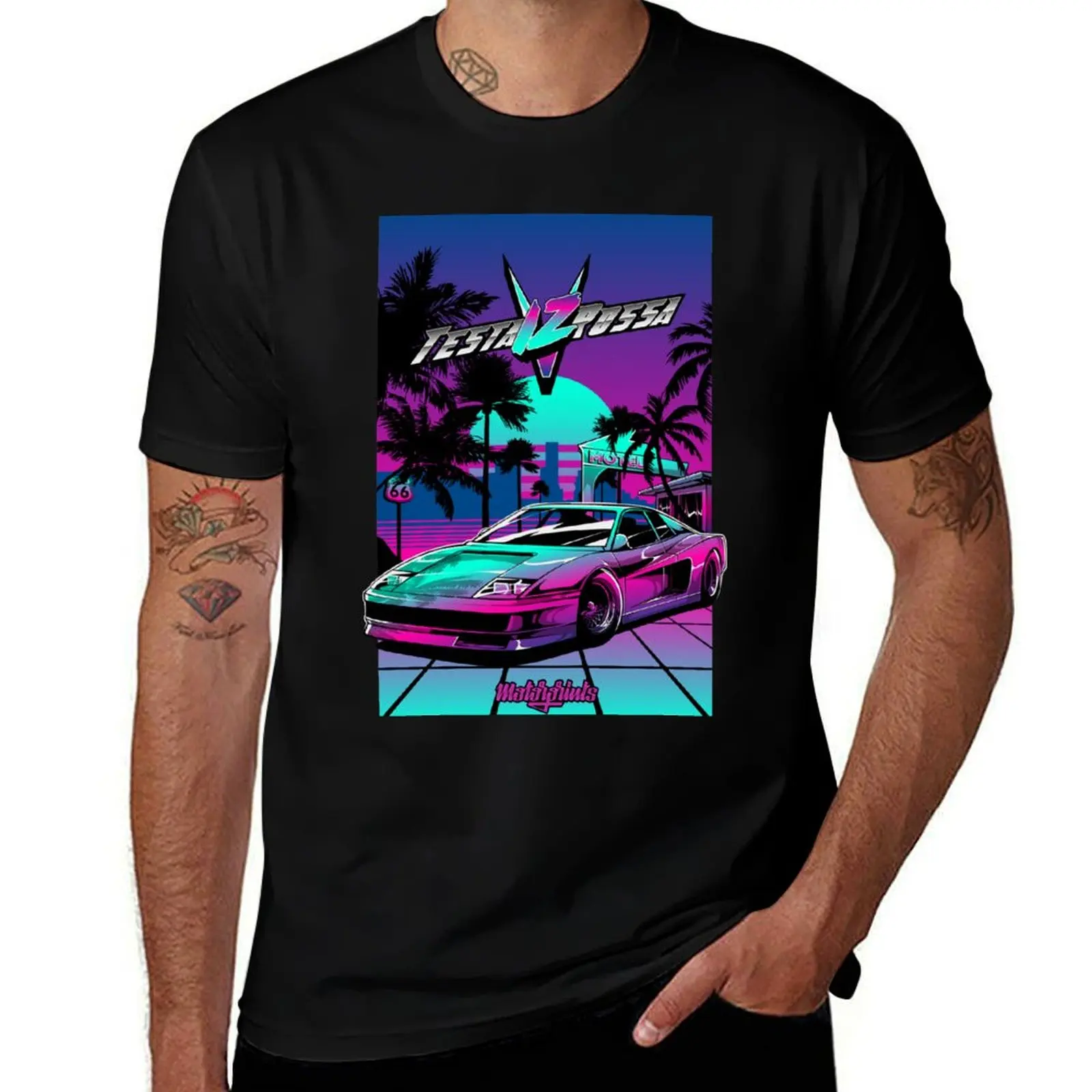 

Testa Rossa (blue) T-Shirt football t shirt topping Man t-shirt mens t shirts top quality