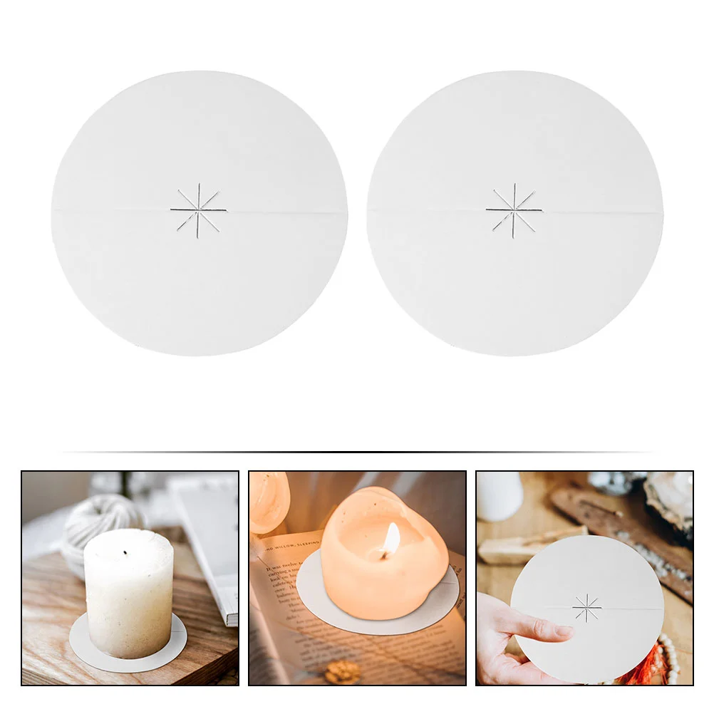 10 Pcs Tray Temple Protectors Candles Drip Mixing Bowl Protection Paper Protective Disk Aluminum Foil