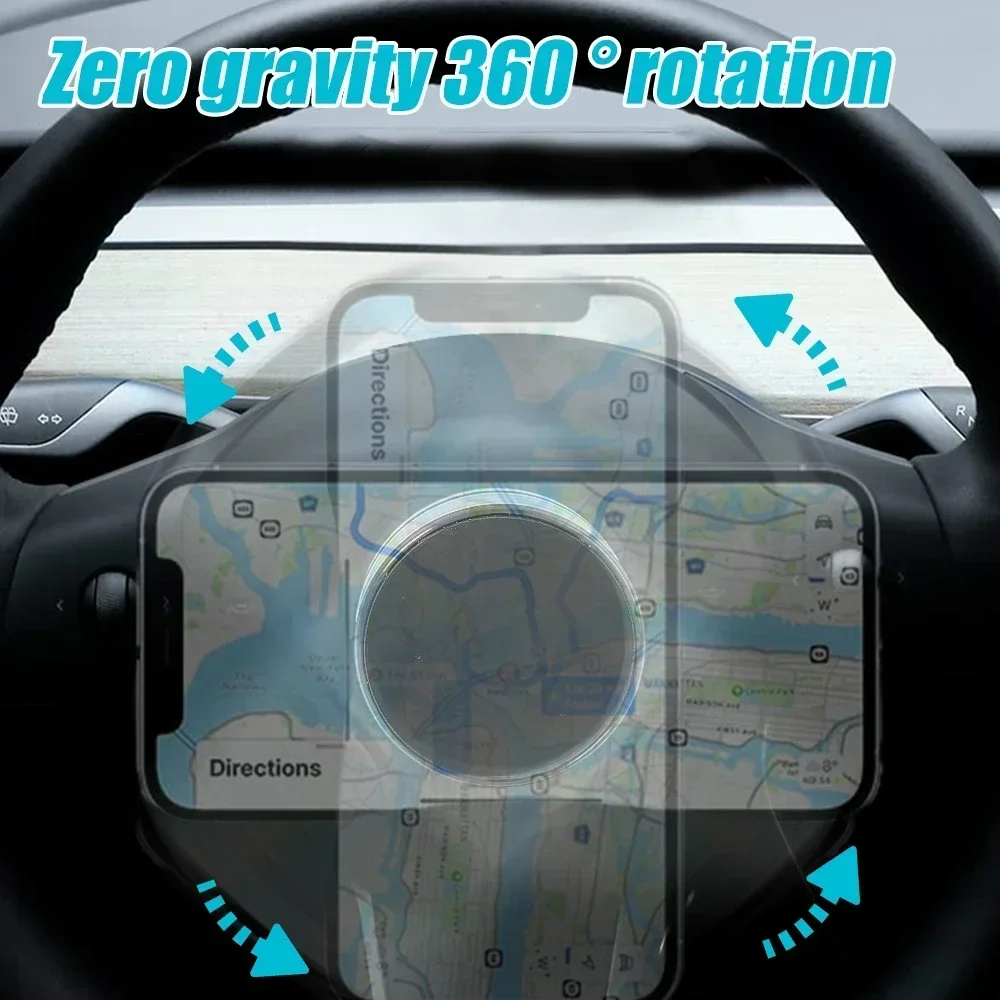 2024 Car Magnetic Mobile Phone Holder Mount Without Gravity GPS Magnet Suction Support In Car Bracket Stand For iPhone Samsung
