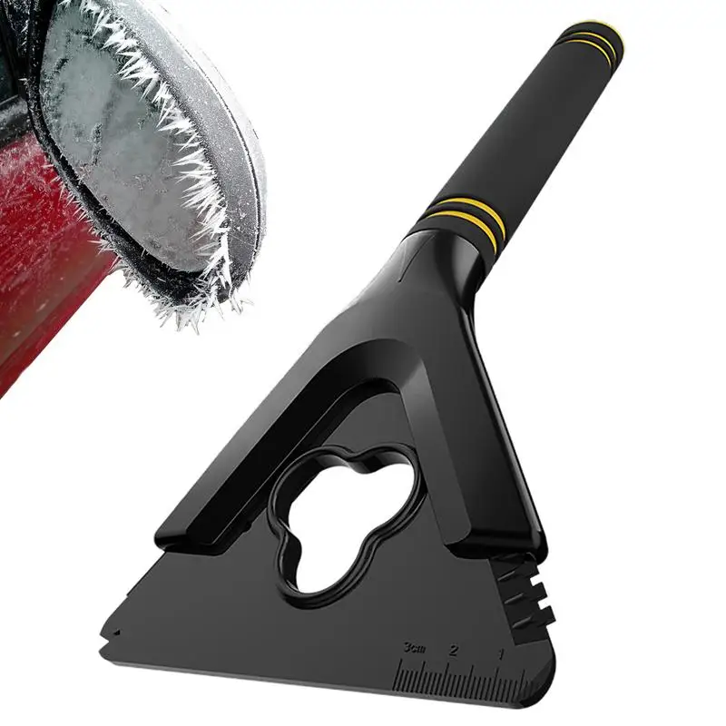 

Ice Scraper For Car Windshield Triangle Shovel Multi-Purpose Windshield Ice Scraper Winter Driving Necessities For Minivans SUV